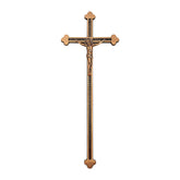 Crocifisso Monumentale in Ottone, 43 x 16 cm